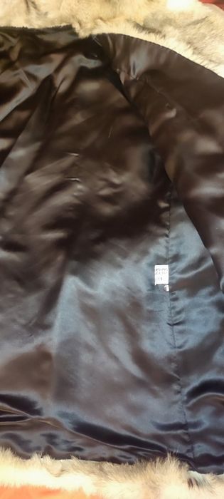 Palton de blana vulpe polara Echt Pelz,croiala clasica, model rar