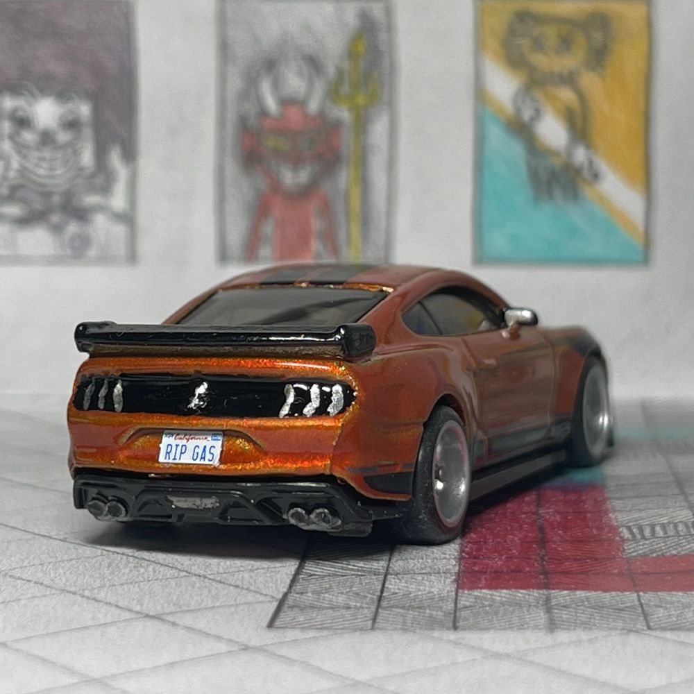 Hot Wheels Mustang GT500 custom