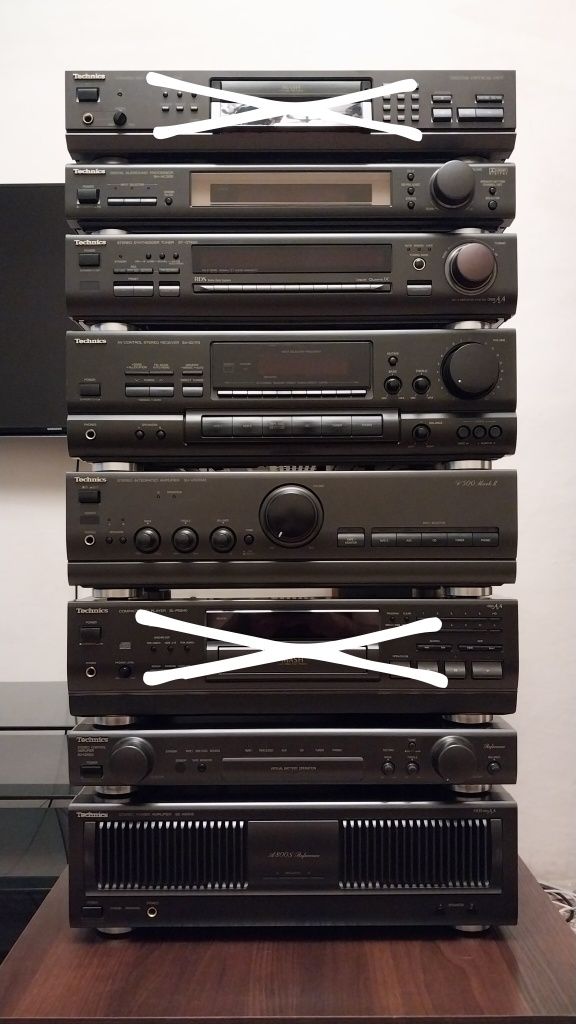 Technics Hi-Fi башня усилитель CD на выбор