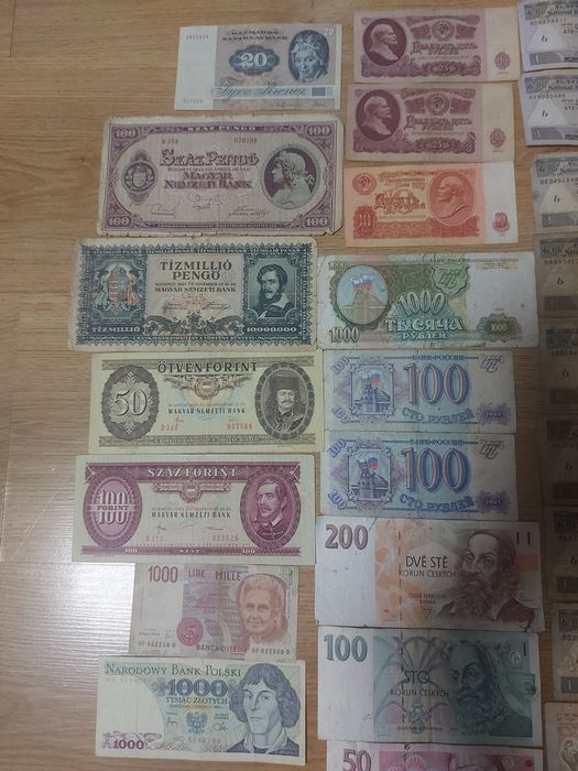 Bancnote,monezi vechi străine