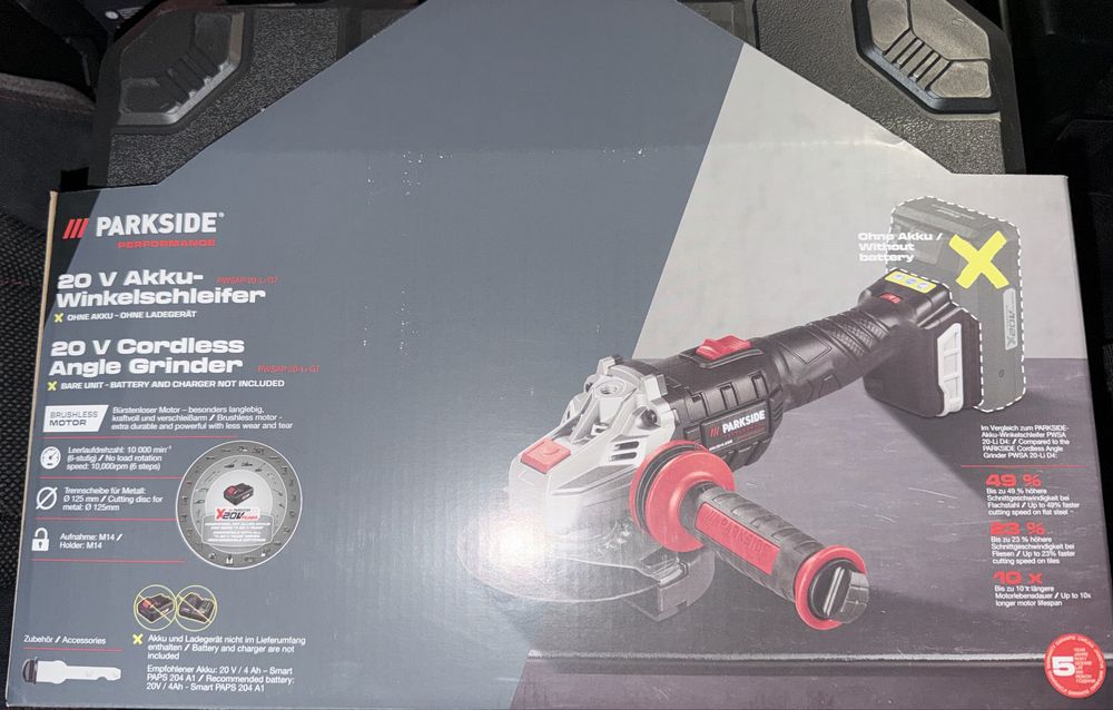 Polizor unghiular(flex) Parkside Performance nou, cu garantie