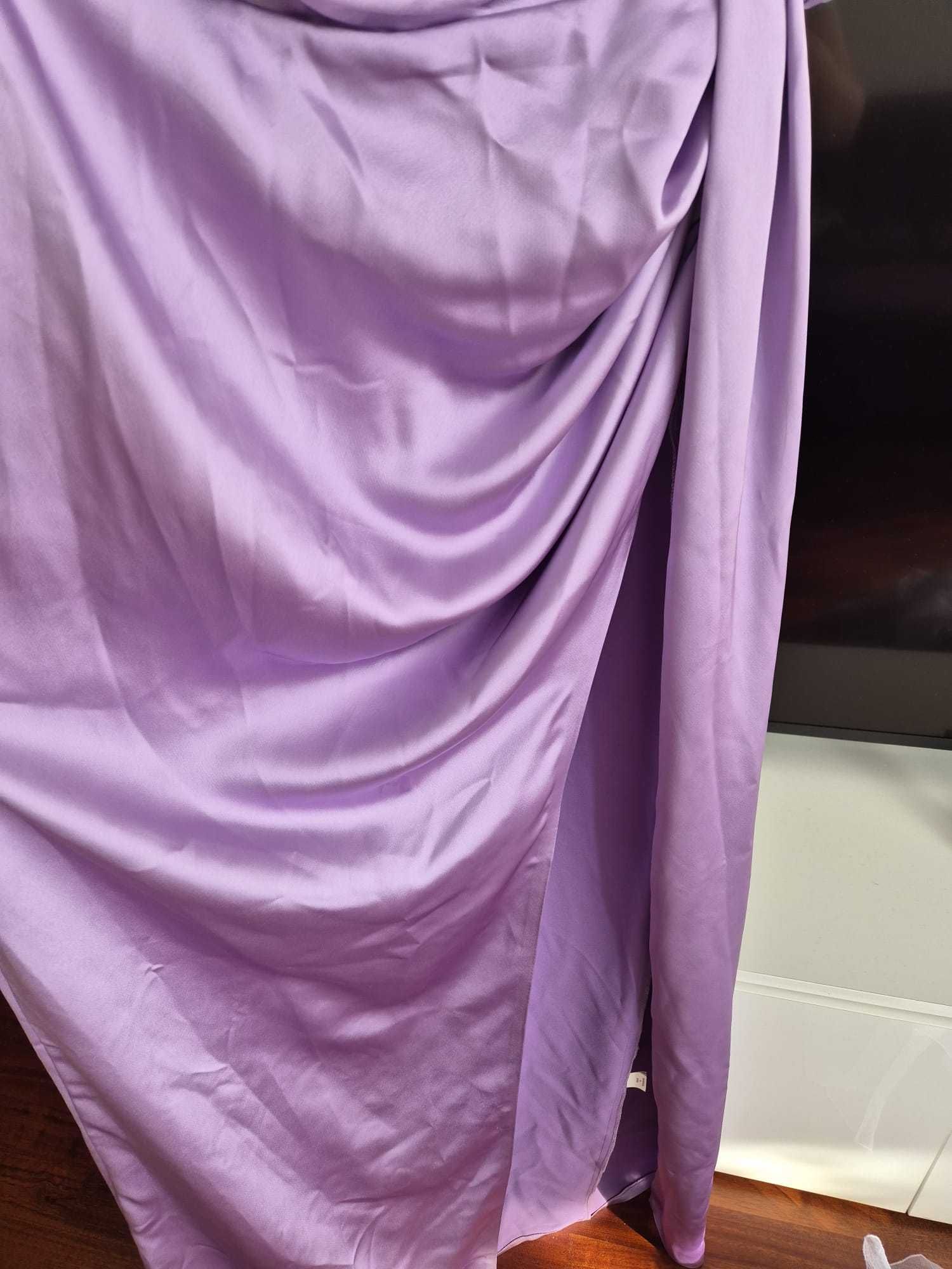 Rochie de seara NOUA mov Ana Radu pe corset marime L
