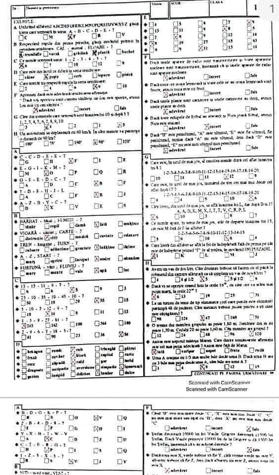 Materiale pregătire testare psihologica MAI,  ANP