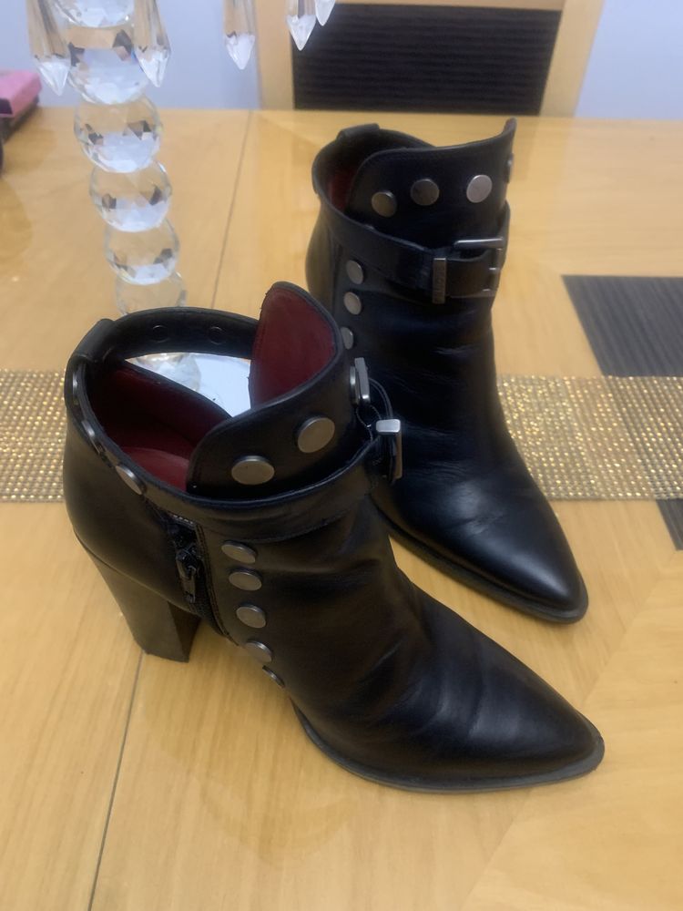 Botine Piele Bronx