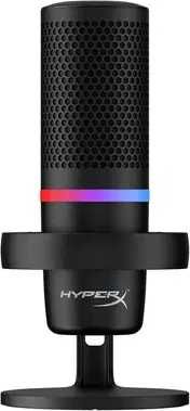 Microfon HyperX DuoCast, USB, RGB, cardioid,negru,sigilat