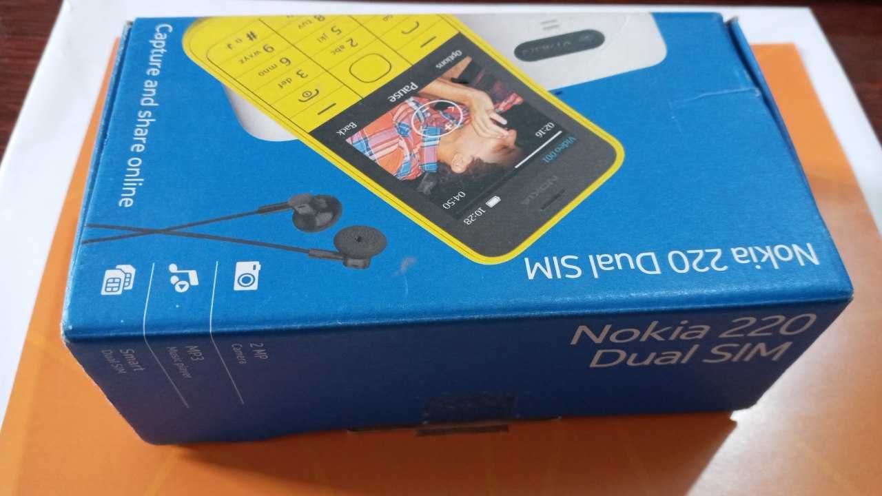 Nokia 220 korobka dokument