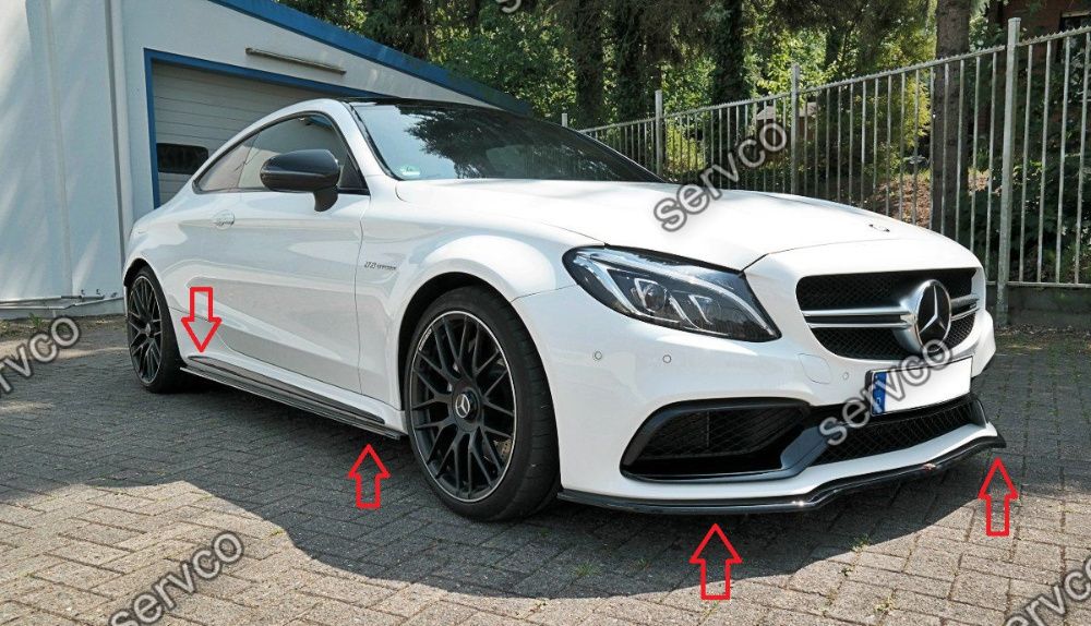 Bodykit tuning sport Mercedes C Class C205 63AMG Coupe 2016-2018 v1