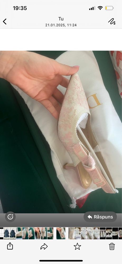 Pantofi dior marimea 38