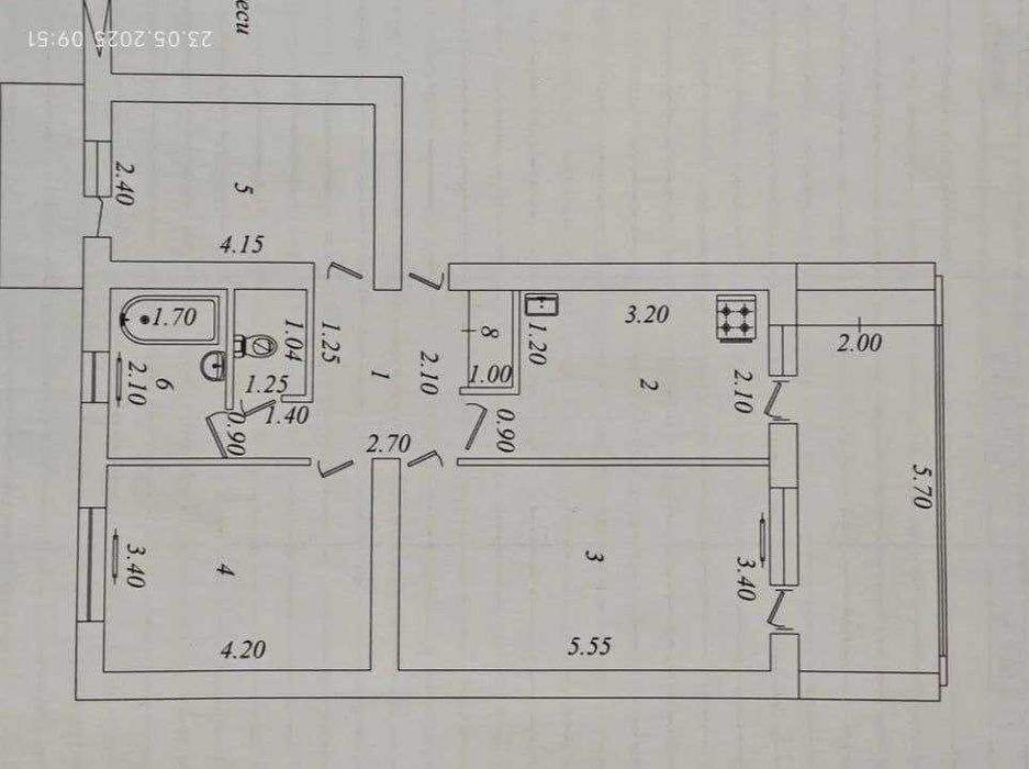 ‼️  Ц-1  3х-3-4  77-СЕРИЯ   напротив 64 школа