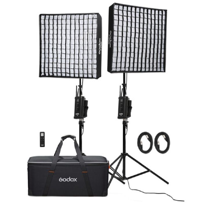 Комплект светодиодных осветителей Godox FL150S-K2 kit гибкий 60*60 см
