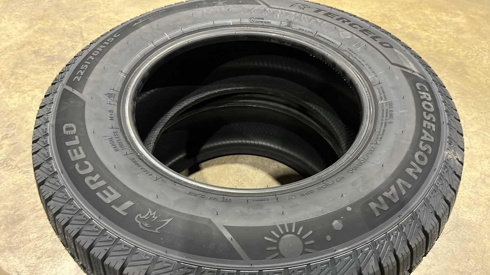 Нови всесезонни гуми TERCELO 225/70 R15C 112/110S  за бус! 225/70/15