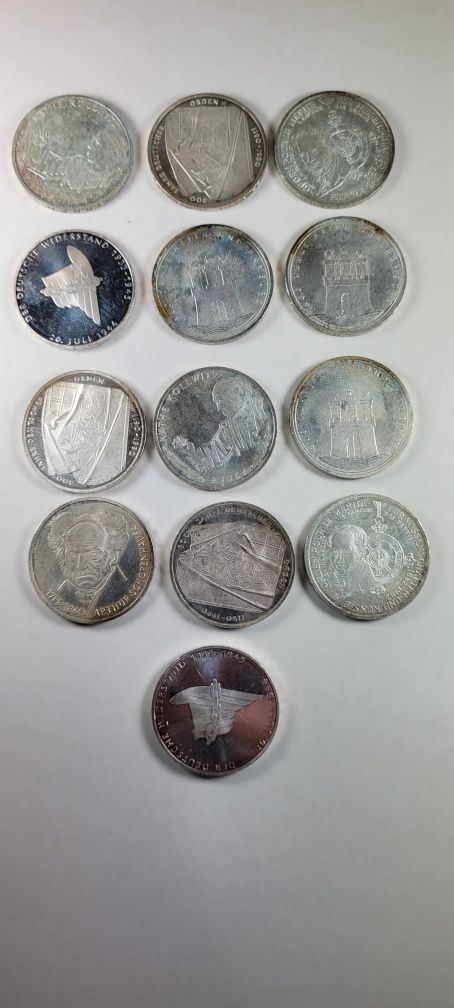 Colectie de monede de argint