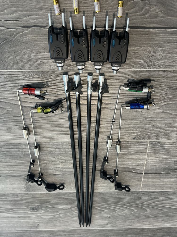 Set 4 senzori SAIMINO + 4 Swingeri + 4 tije + 4 baterii