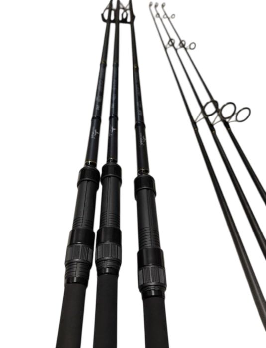 SET 3 Lansete EastShark EBISU CARP 3.90 m 3.75LBS + 3 Mulinete