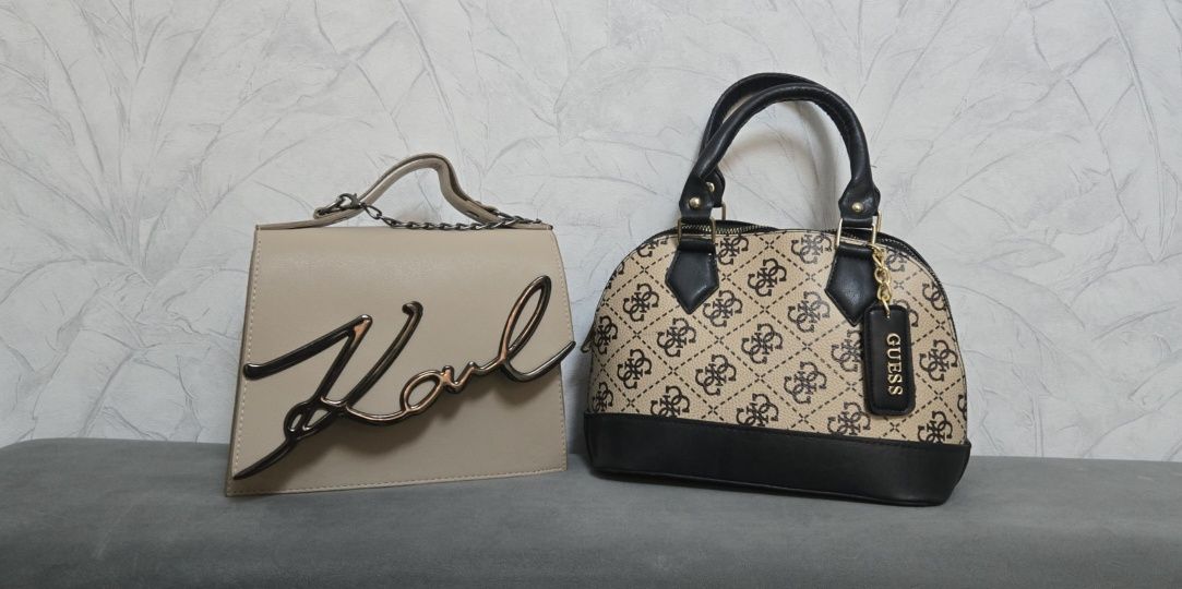 Guess, Karl, LV чанти и портмоне