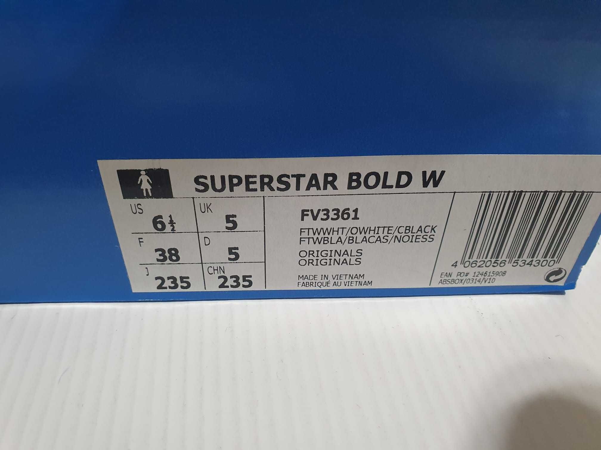 Adidas Superstar FV3361 transparent masura 37 1/3 si 38 originali noi