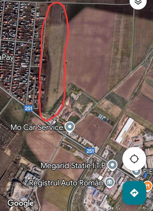 Teren Galati 3,6 ha, spre Smardan (cu iesire la centura)