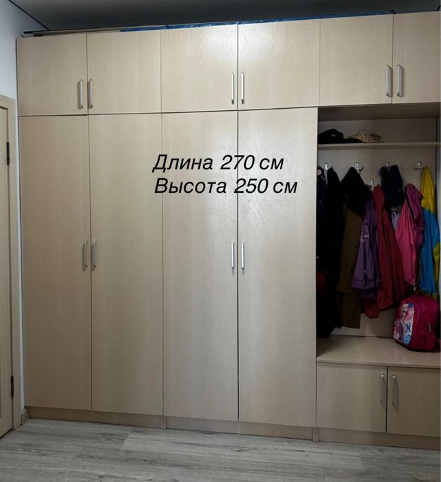 Шкаф большой, объединенный с прихожей, Калкаман