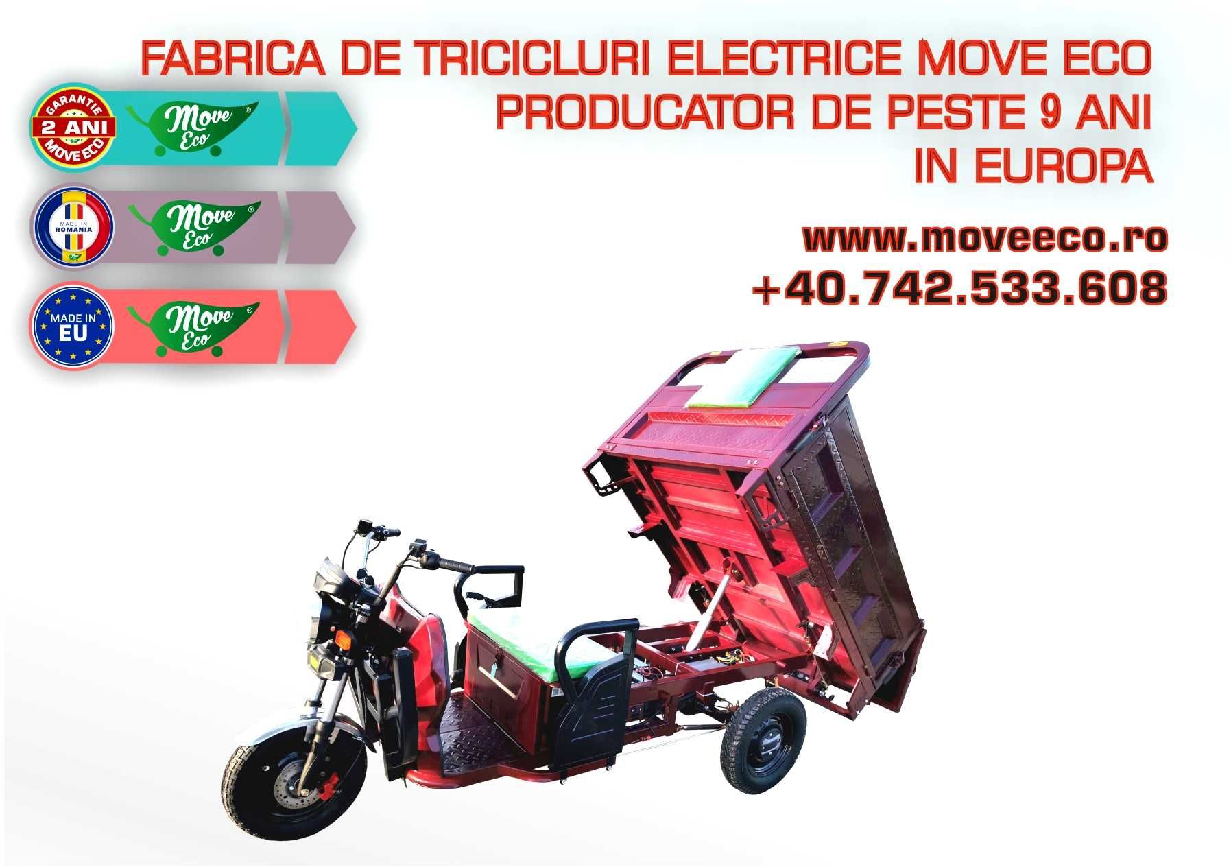 Triciclu electric electric Basculabil Hidraulic CARGO 700 md 2022