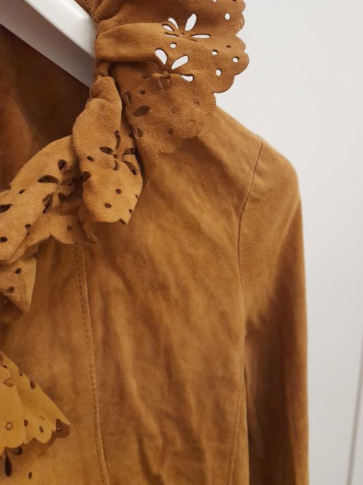 Jacheta piele caprioara,s-xs,deosebita, 80 lei