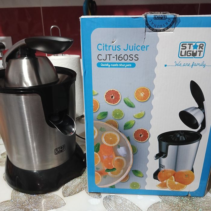 Storcator citrice Star-Light CJT-160SS, 160W, anti-picurare, sita inox