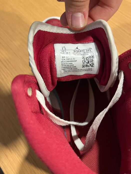 Nike Air Jordan 1 High Red nr 38.5