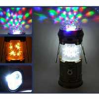 Къмпинг фенер Stage flame lamp sx-6899T, с диско ефекти