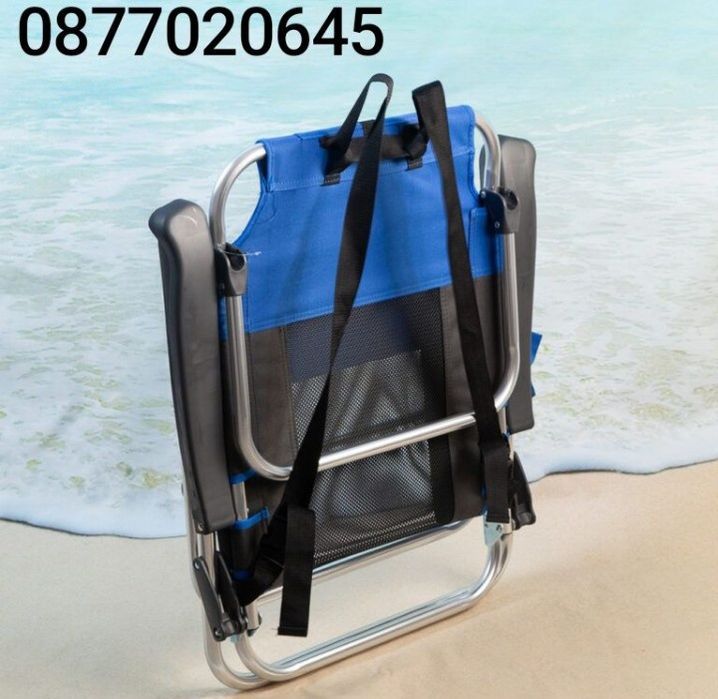 Алуминиев Сгъваем  стол 82×60×55 см