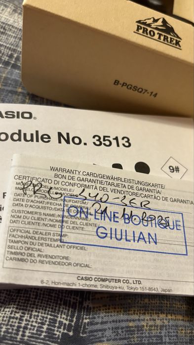 Casio Pro Trek PRG-340-3ER