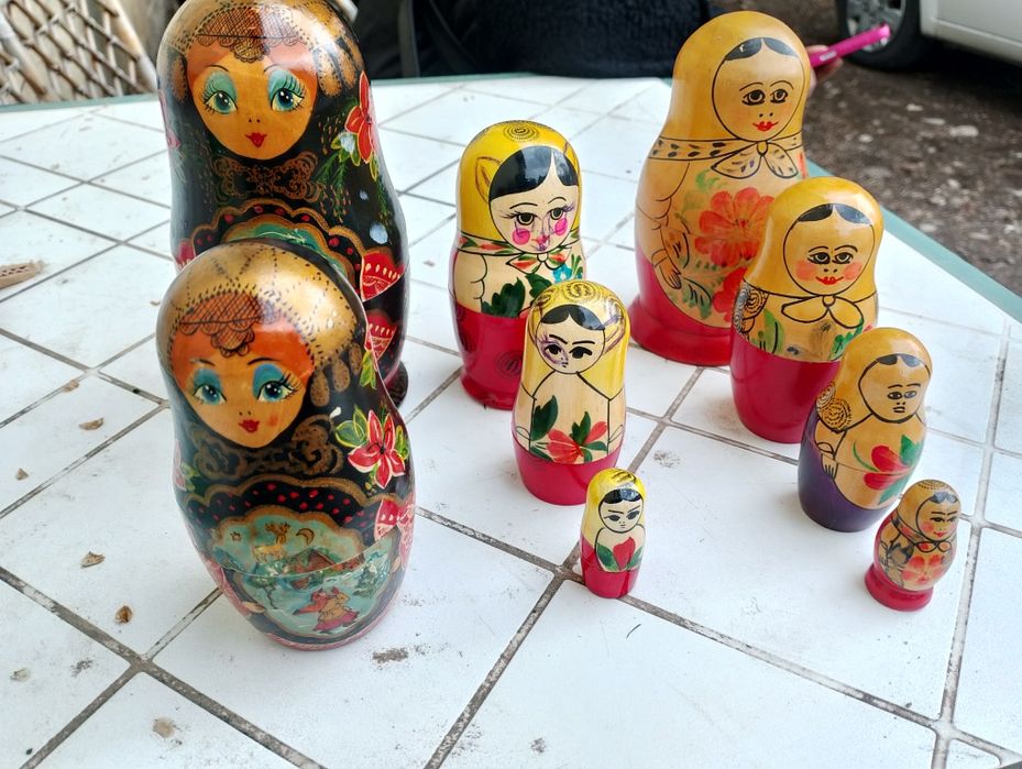 Продавам оригинални руски класически матрьошки