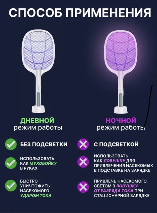 Электро-мухобойка от комаров мух и других летаюших насекомых