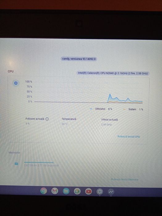 Dell Chromebook 11 model P22T 11.6" screen, Webcam
