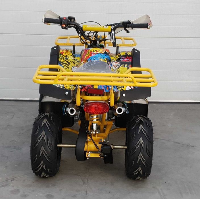 ATV 125CC NOU Toronto RG7 A Sport Nitro Motors  Graffiti-Galben