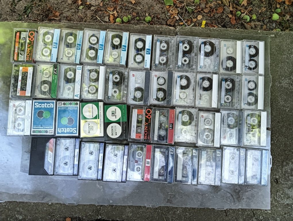 Lot casete audio Sony și Tdk