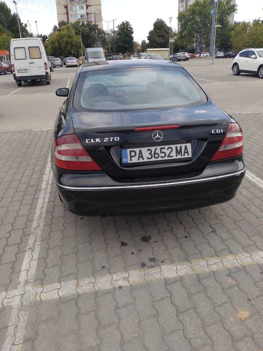 Mercedes CLK 270 CDI 2004, запазен, автоматик, кожен салон, 7500лв.