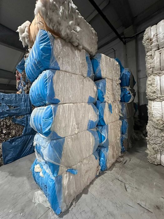 Lână albă spălată umpluturi perne, pilote, jucării calitate premium