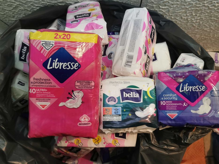 Absorbante noi, sigilate in valoare de 1000 lei