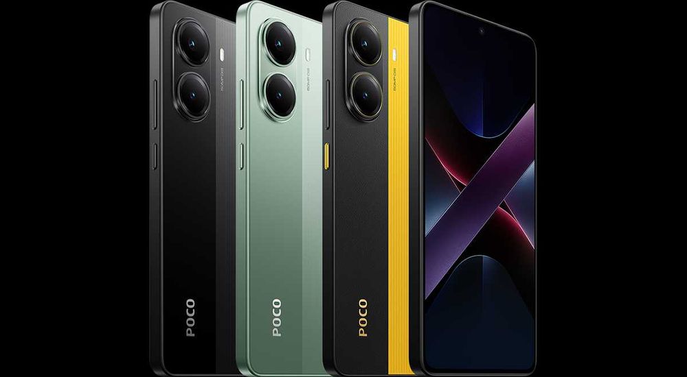 POCO X7 5G PRO 8gb+256gb  Black, yellow, green