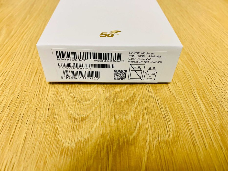 ЧИСТО НОВ !!! Honor 400 Smart, 5G, 128GB, 4GB RAM, Desert Gold