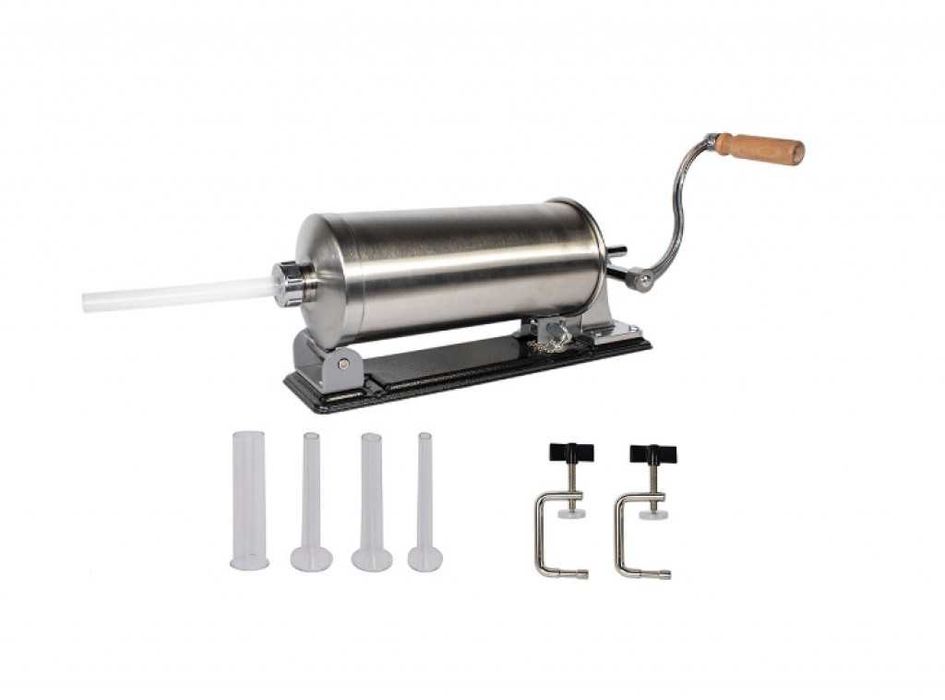 Ръчна машина за пълнене на колбаси,неръждаема стомана,капацитет 4 кг.