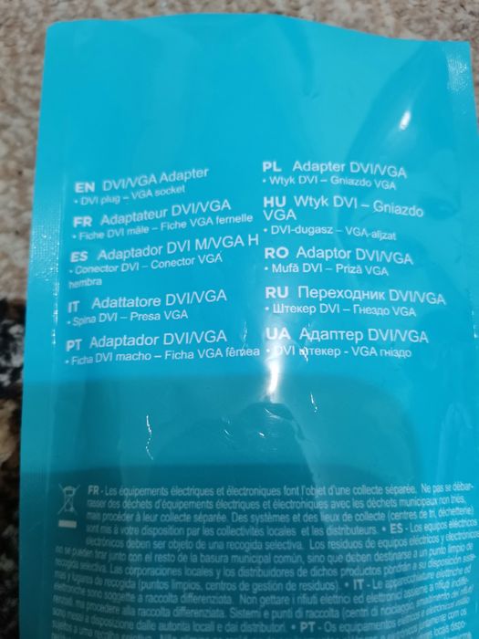 Adaptor dvi - VGA