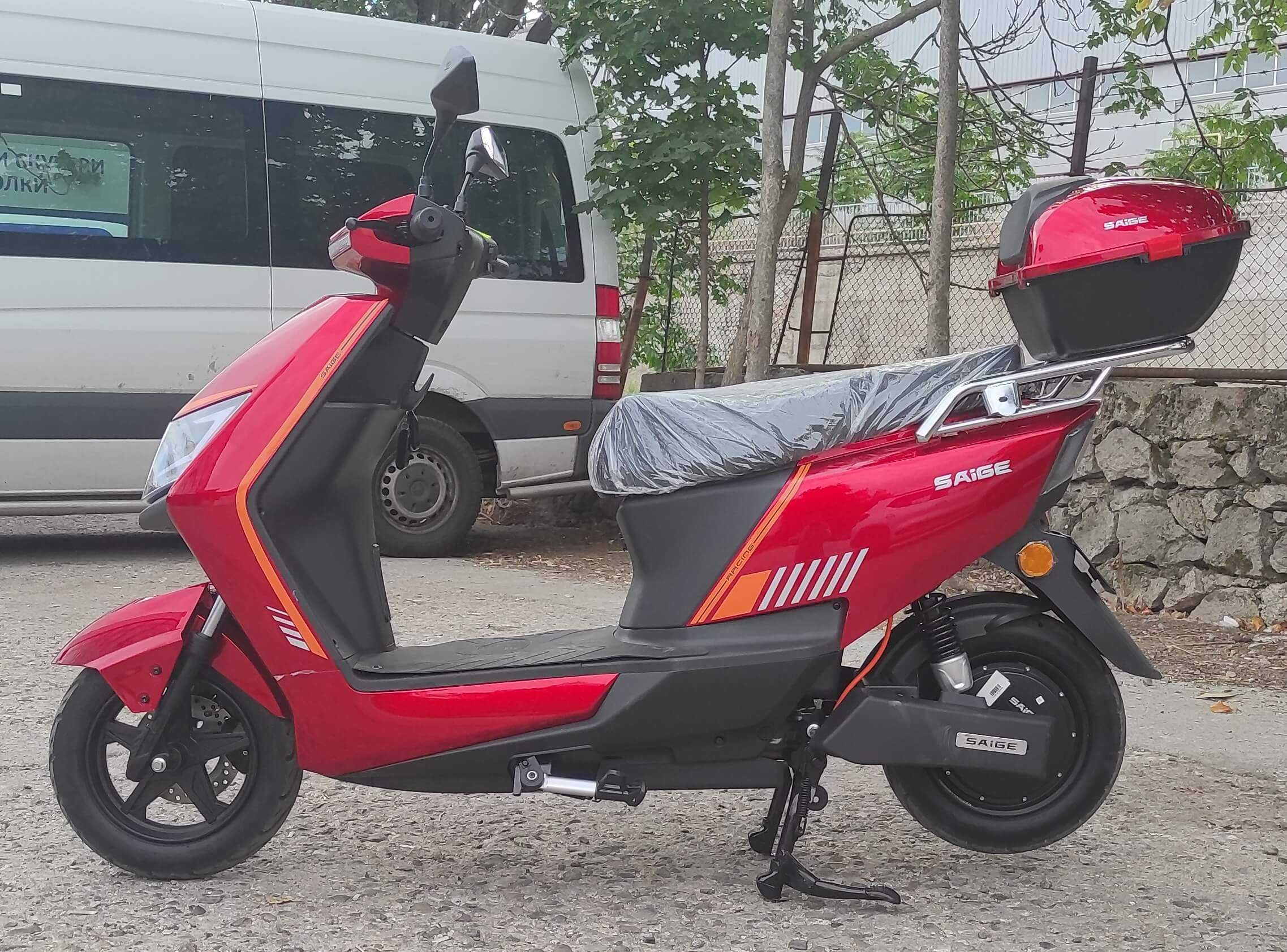 Електрически скутер EcoWay модел ZL20 2000W 72V Бордо
