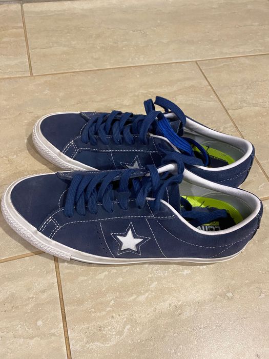 Кецове, Converse, мъжки тъмносини , естествен велур , обувани 2пъти