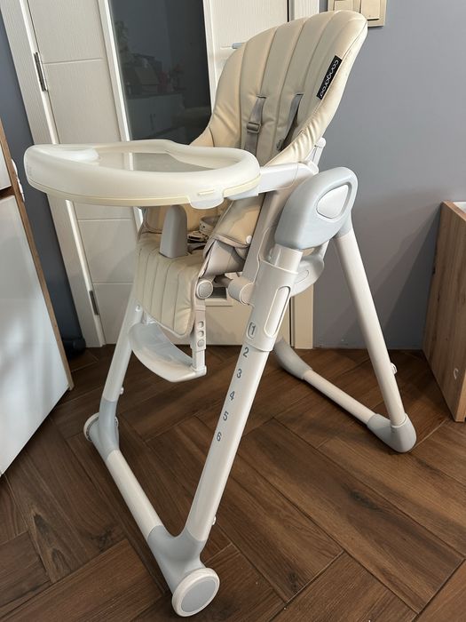 Столче за хранене Cangaroo - I Eat, бежов