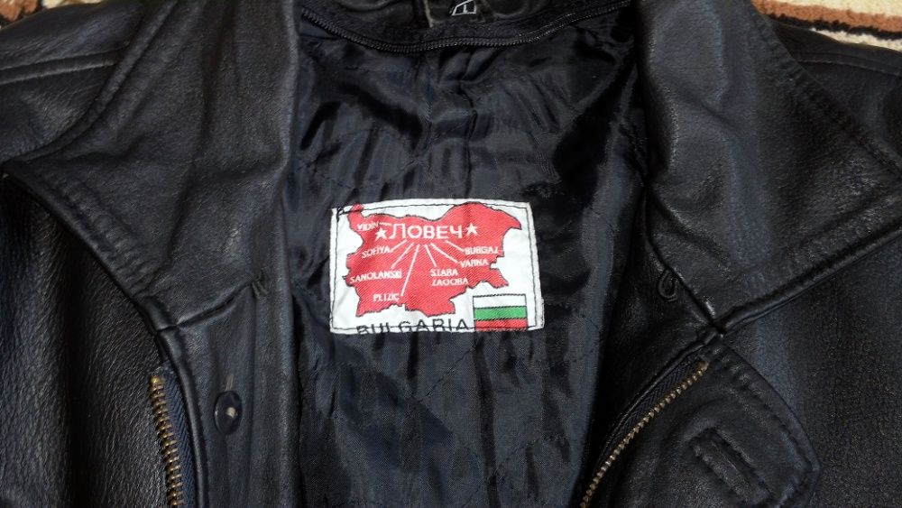 Качествено българско кожено яке, размер - L.