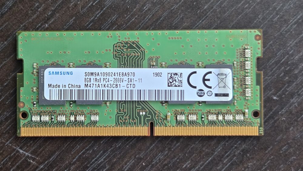 Memorie laptop, Samsung M471A1K43CB1, 8 Gb, 2666Mhz