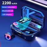 Casti Bluetooth M12 cu baterie mare 1200mAh cu lanternă NOI!