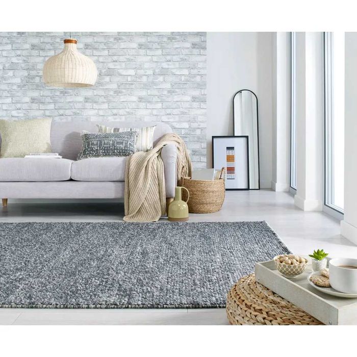 Covor din lână tesut manual 170x240 cm (nou)