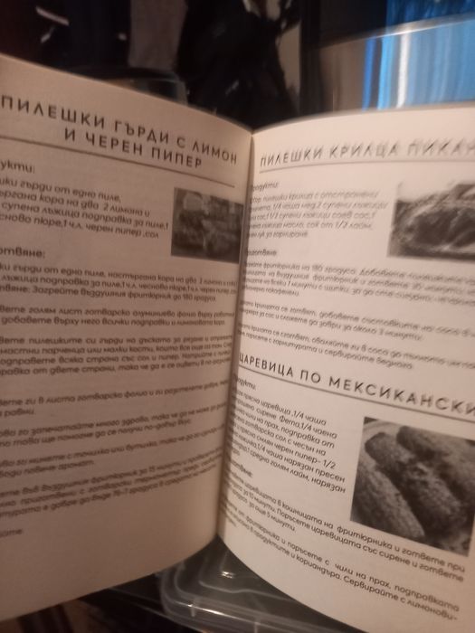 Книга с рецепти за еър фраер