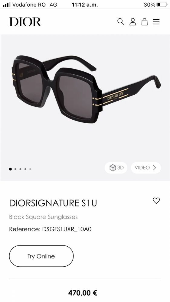 Ochelari de soare dama Christian Dior Signature